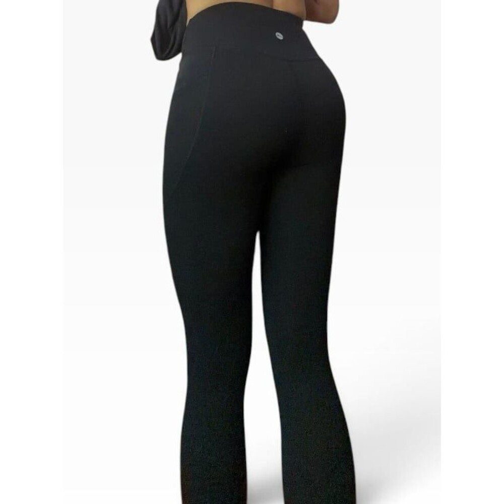 Women's x by Gottex Black soft Athletic Leggings with Pockets xs
